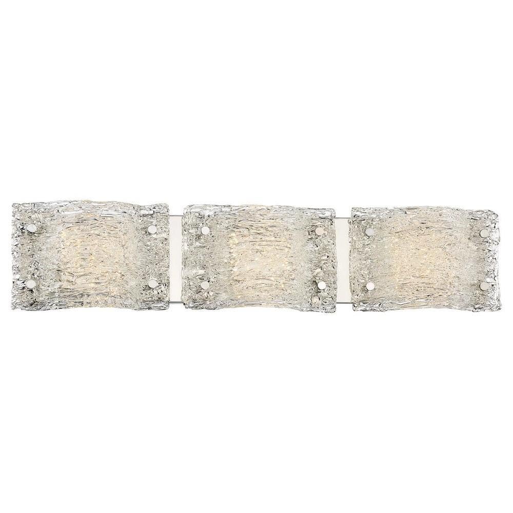 George Kovacs P5283-077-L Forest Ice LED Bath, Chrome - Amazon.com